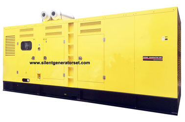 黄色い色の三菱ディーゼル機関の発電機セット50HZ 1100KW/1375KVA
