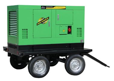 移動式携帯用封じられたトレーラーの発電機8 - 1000KW冷却される50Hz/60Hz水